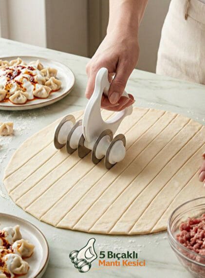 5 BIÇAKLI BOYNUZLU MANTI MERDANESİ